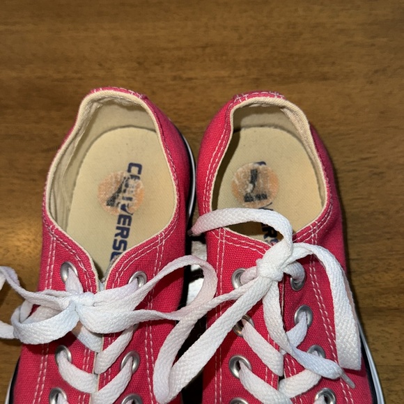 Pink Converse Sneakers with White Laces - Picture 2 of 7